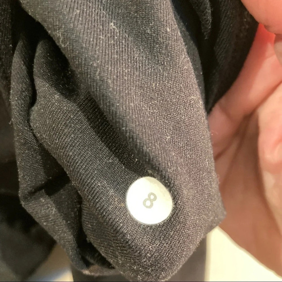 LULULEMON Sz 8 Tapered Leg Comfort Pants with  Pockets & Drawstring - Picture 4 of 6